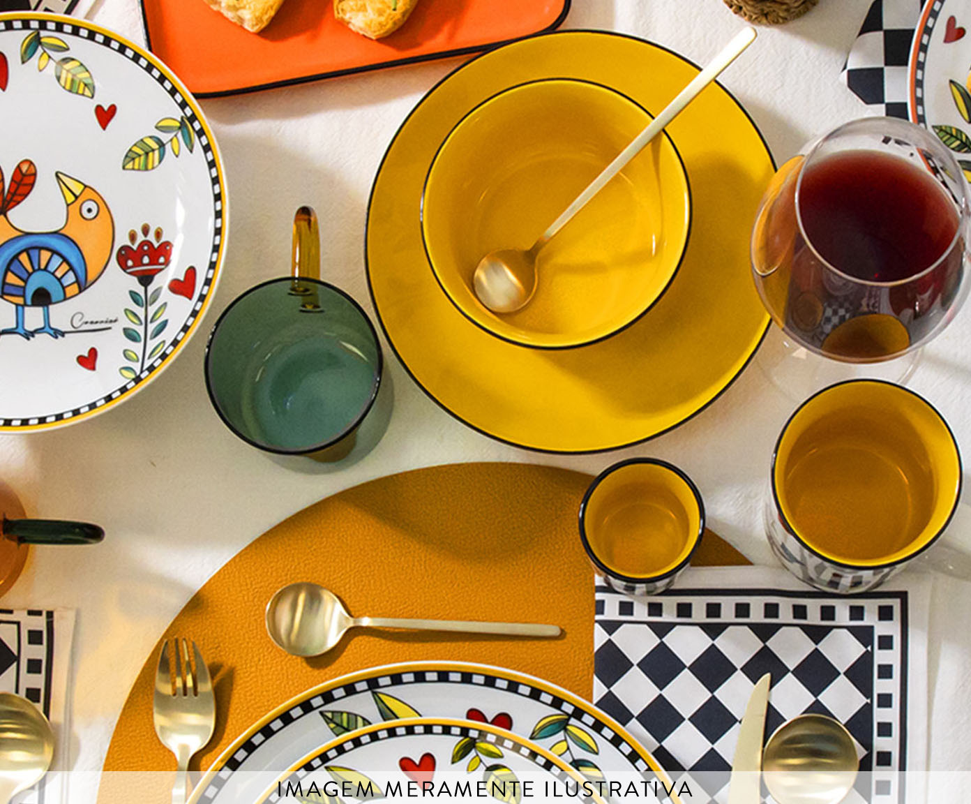 Bowl Cocorico Amarelo image number 1