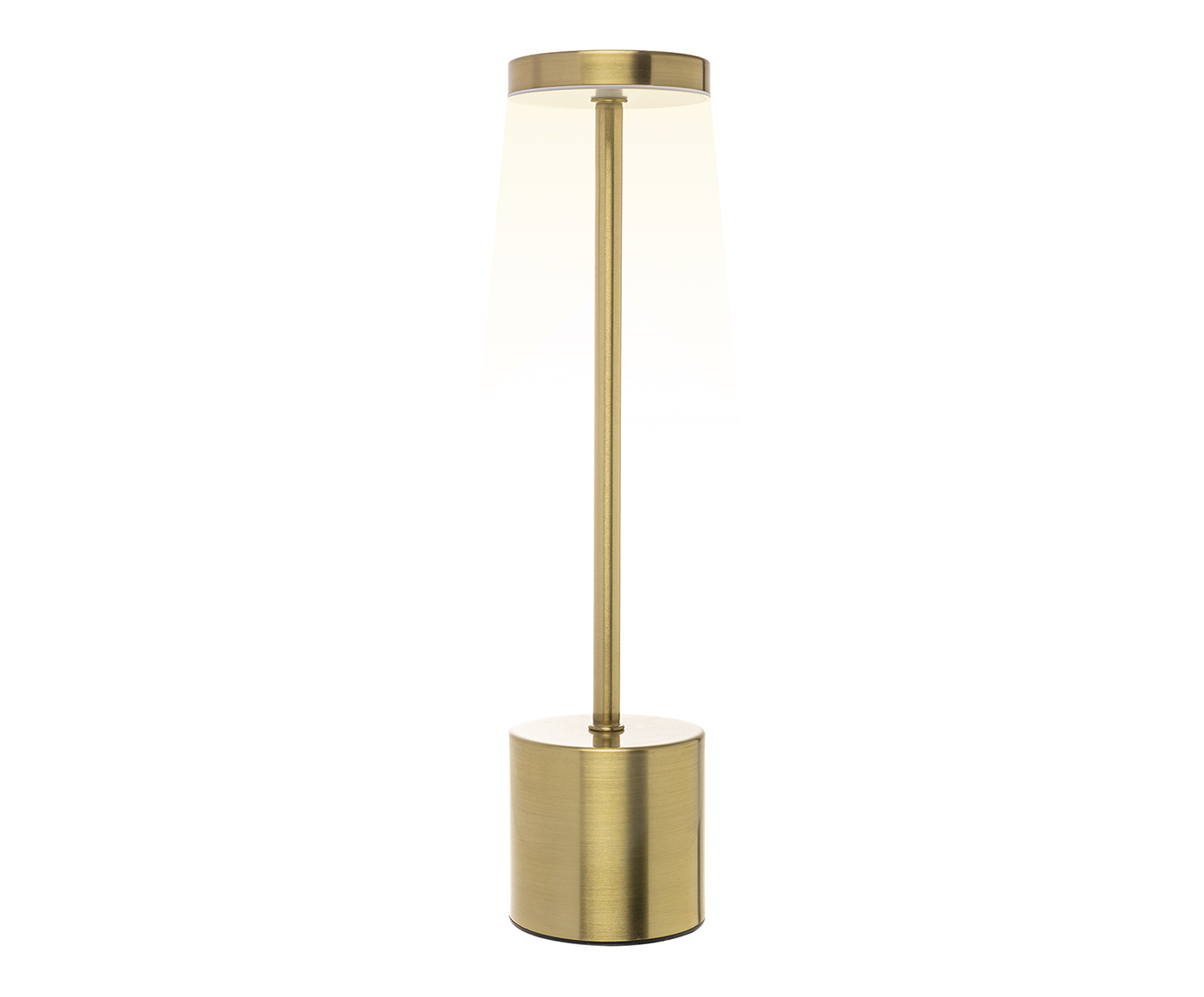 Lumin&aacute;ria de Mesa em Led Cosmos Dourada - image 1