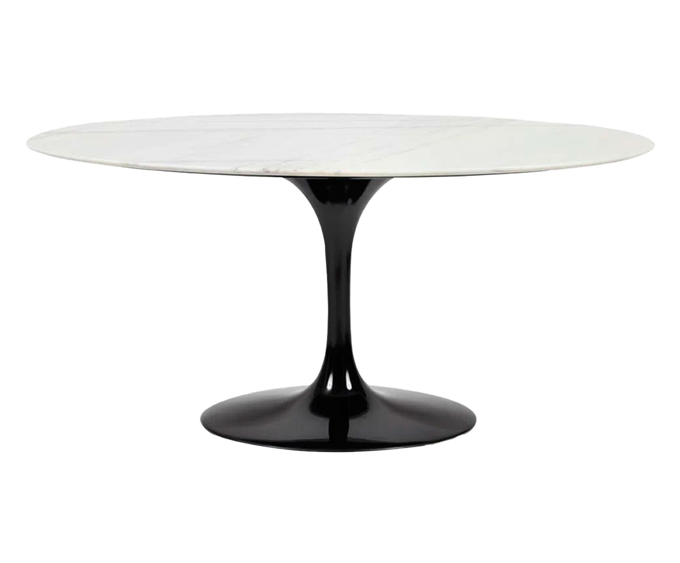 Mesa Saarinen Oval Espirito Santo Base Preta image number 2