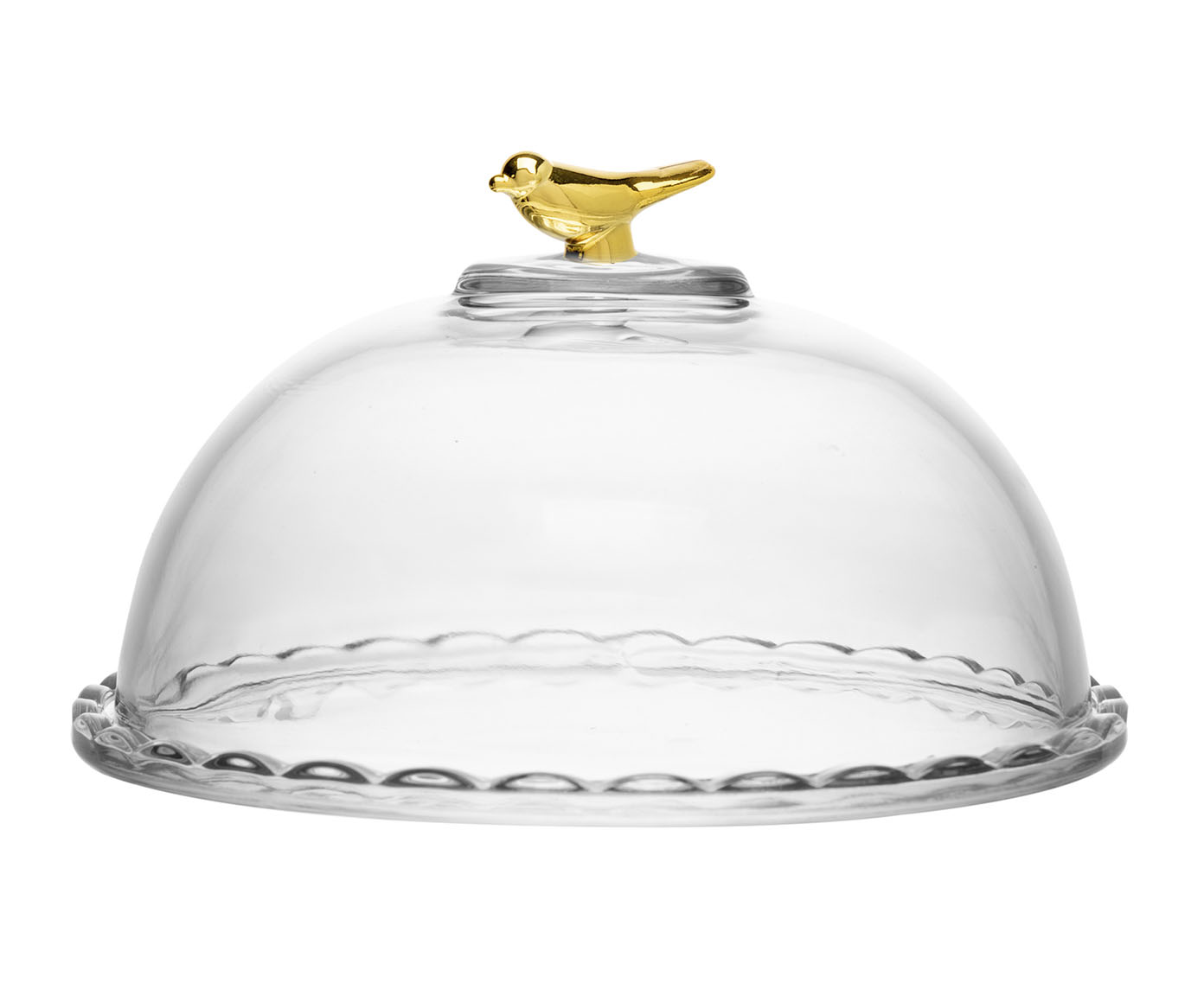 Queijeira de Cristal Ecol&oacute;gico Bird Golden - image 0