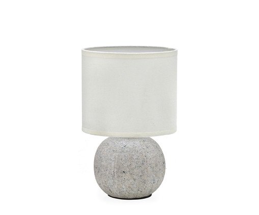 Lumin&aacute;ria de Mesa Esfera Cinza - image 0