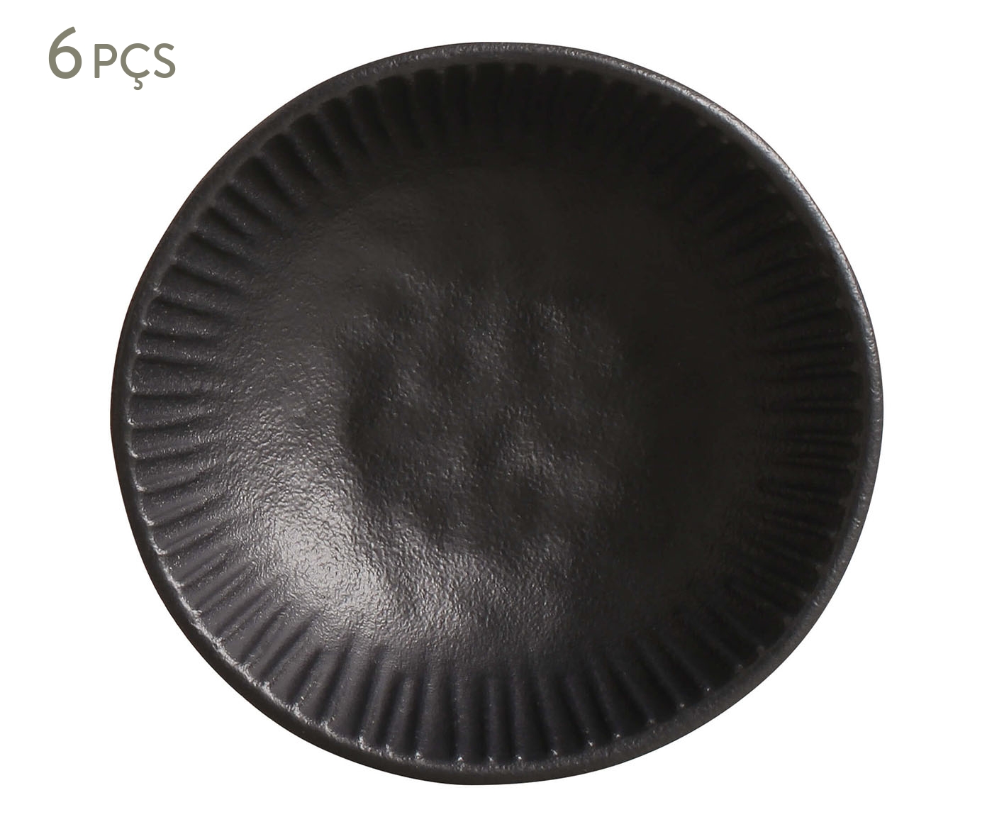 Jogo de Cumbucas Linhas Preto Matte - image 0