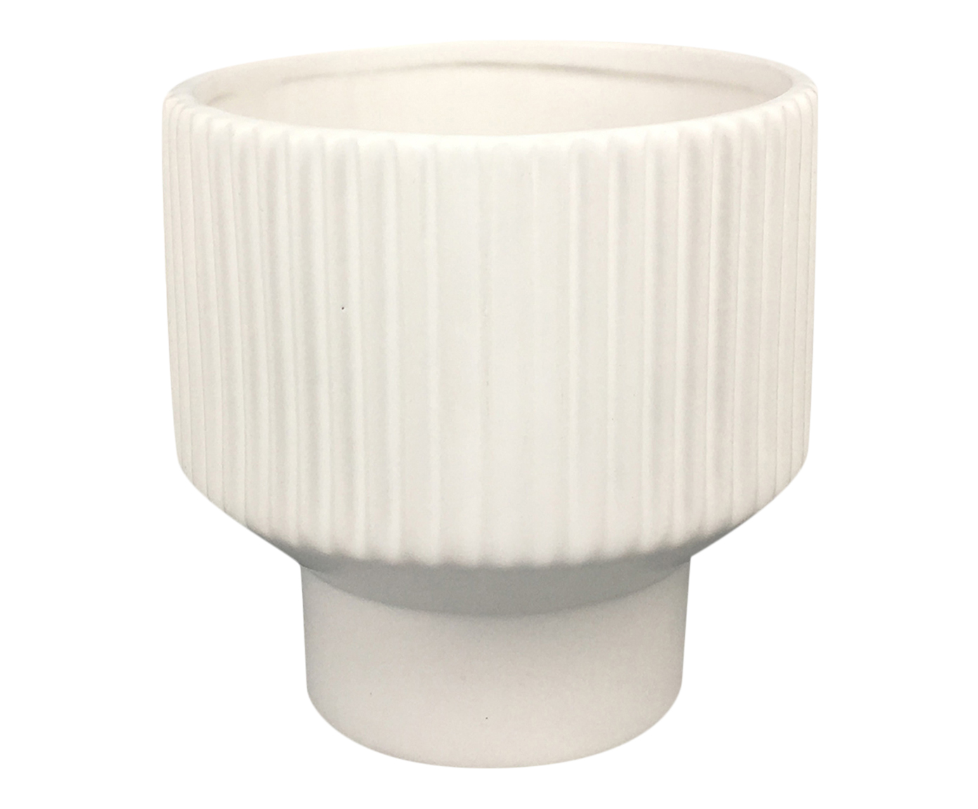 Vaso em Cer&acirc;mica Alencar - Branco image number 0