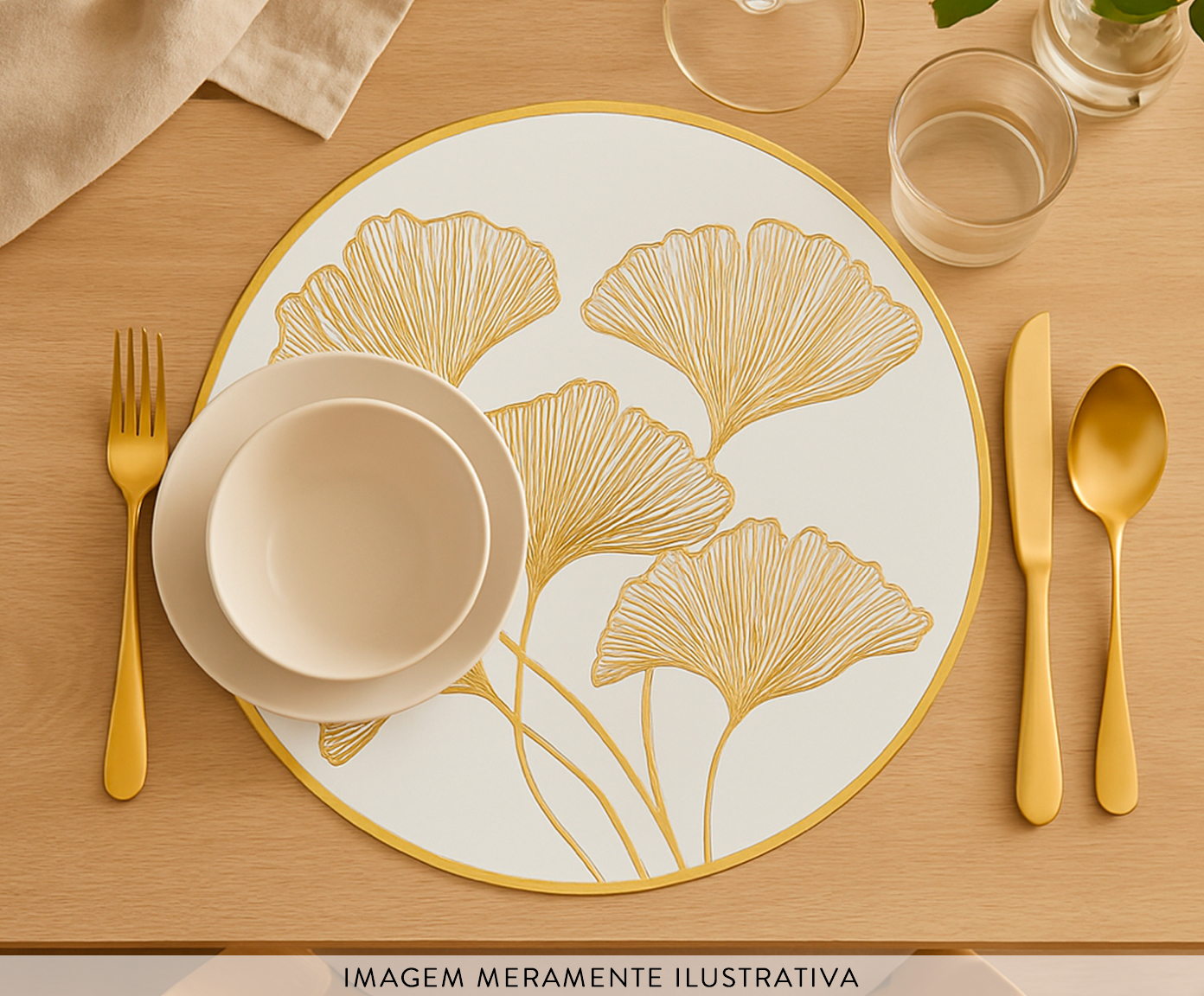 Lugar Americano Vezzini Dourado image number 2
