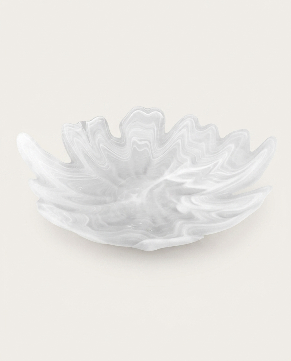 Centro de Mesa Fogliame Branco Fosco - image 1