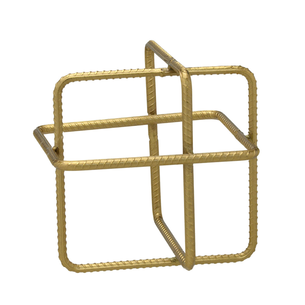 Quadrado Decorativo Dourado image number 0