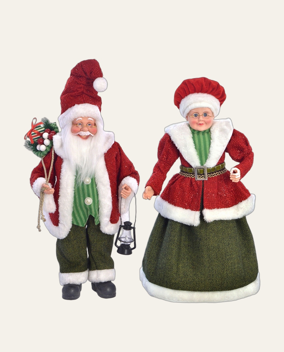 Jogo de Papai e Mam&atilde;e Noel Tradi&ccedil;&atilde;o Natalina - image 0