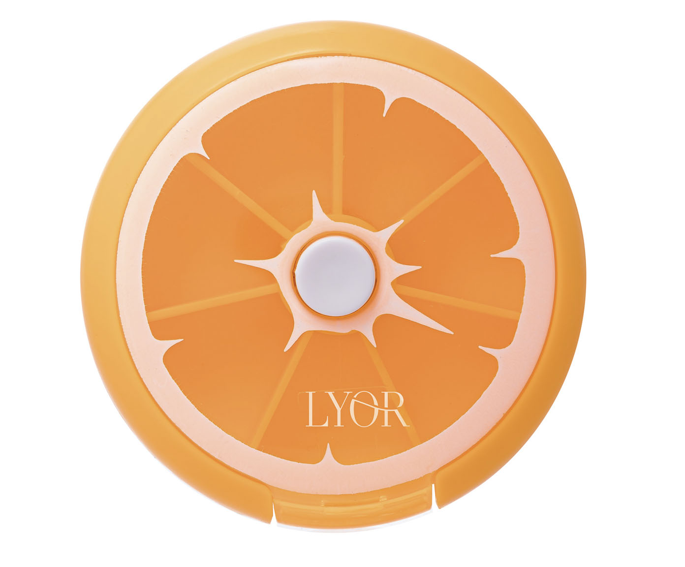 Porta Comprimidos Girat&oacute;rio Laranja - image 0