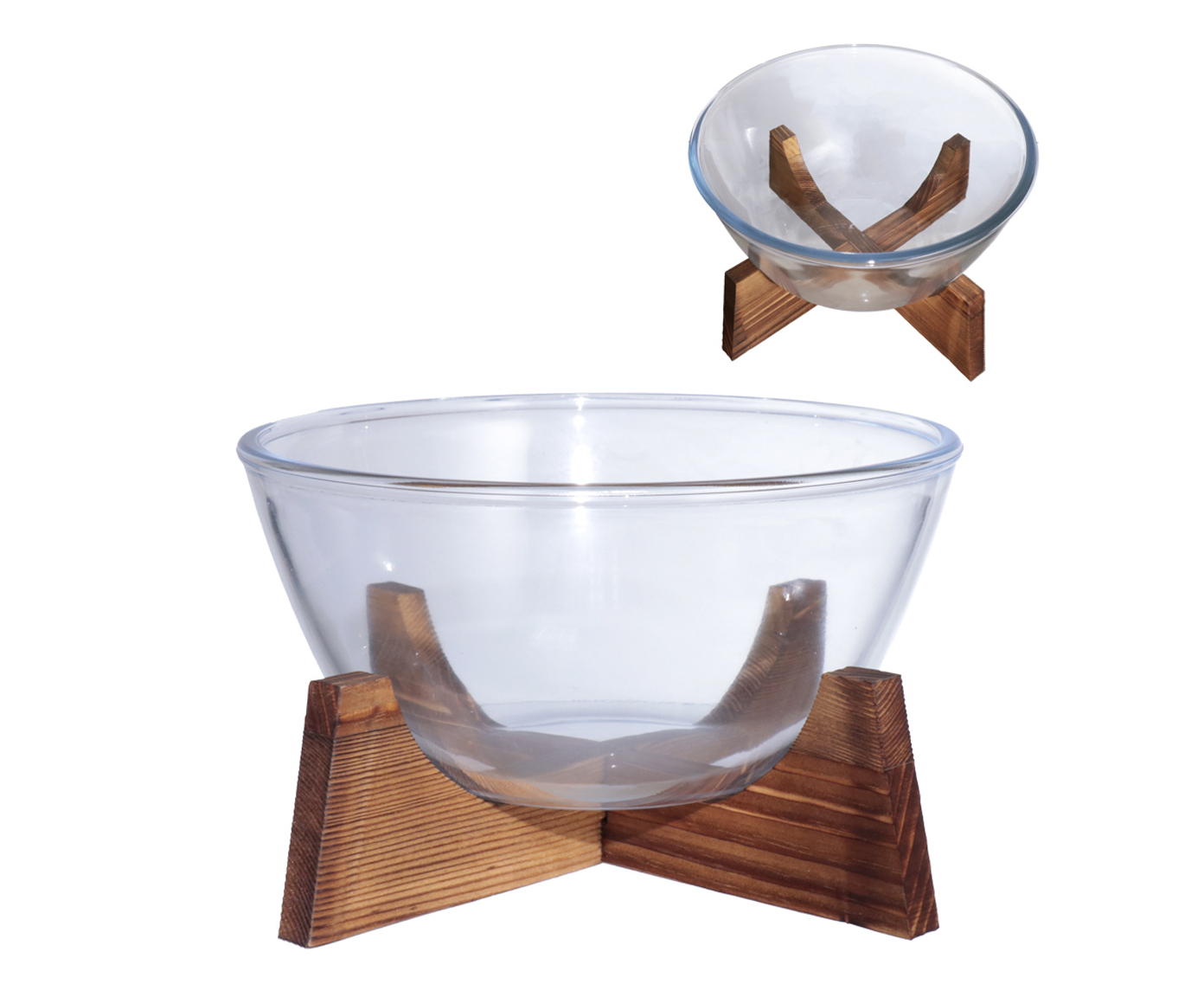 Bowl com Suporte Boro Acacia image number 1