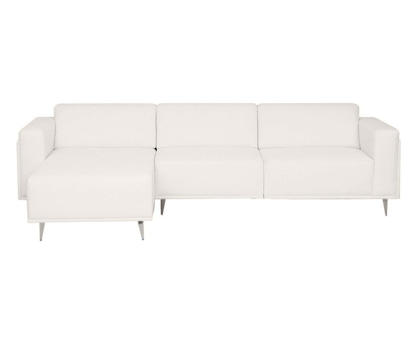 Sof&aacute; Modular com Chaise Ant&ocirc;nio Ch&aacute; Branco image number 1