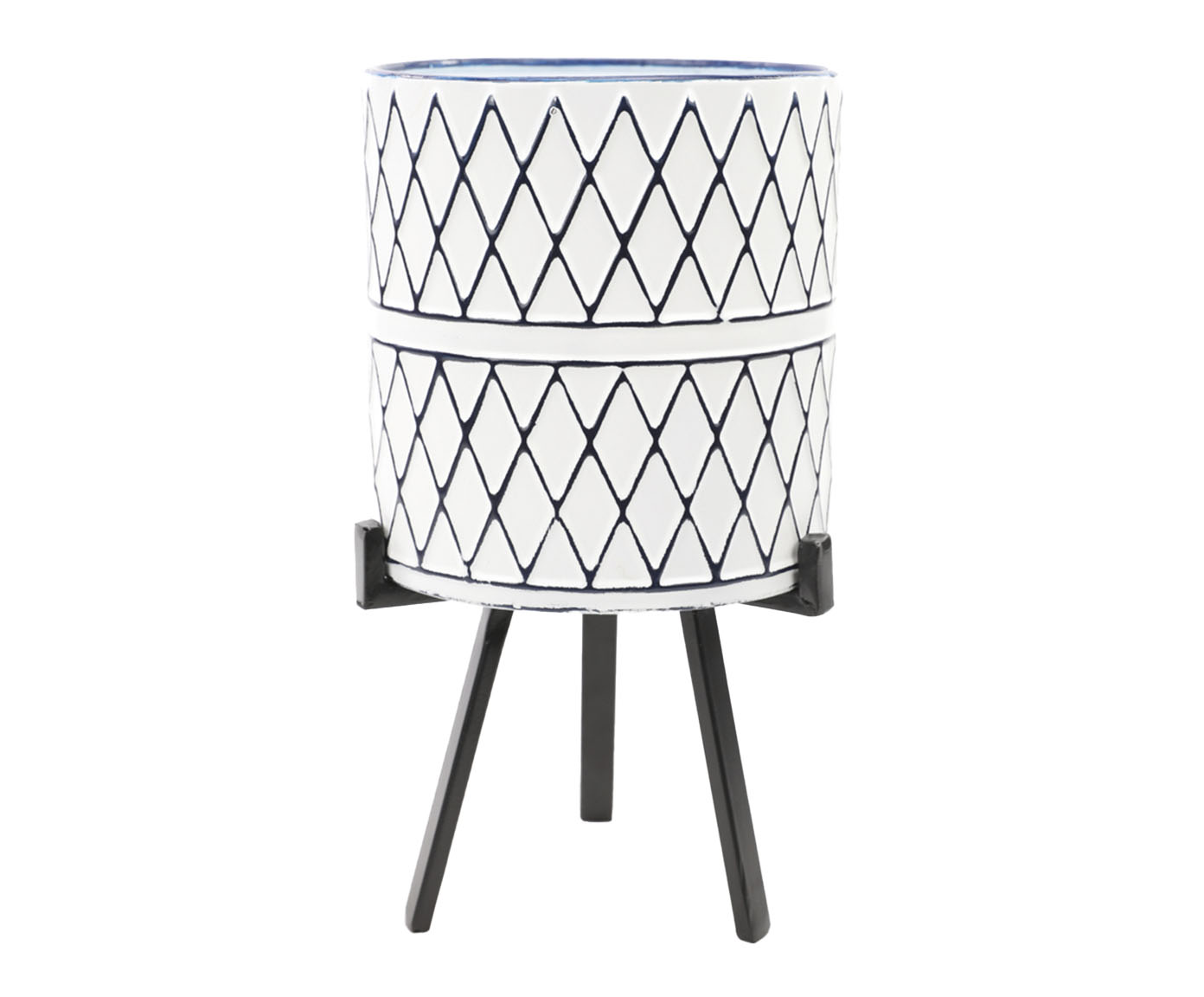 Cachepot High Branco Pequeno image number 0