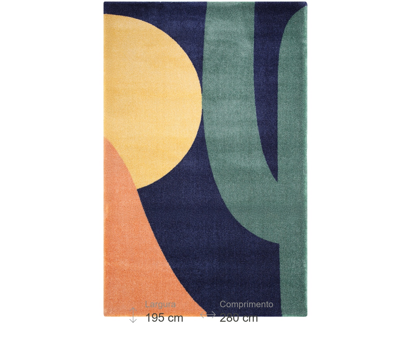 Tapete Abaporu de Tarsila do Amaral Colorido image number 7