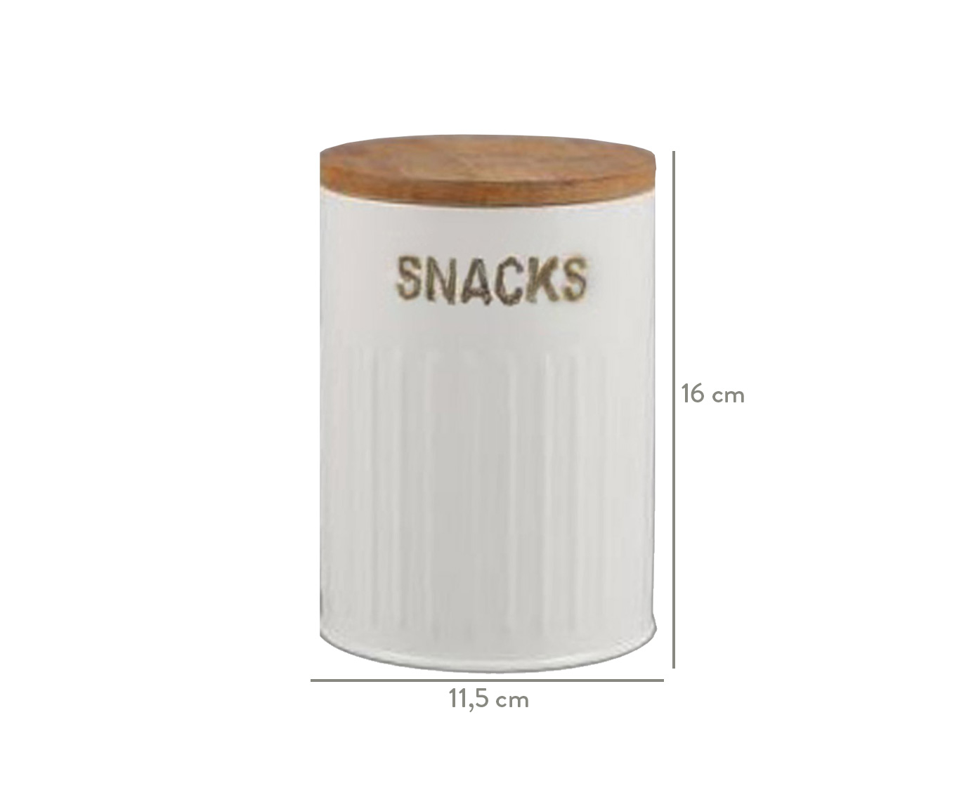 Pote de Snacks - Branco image number 2