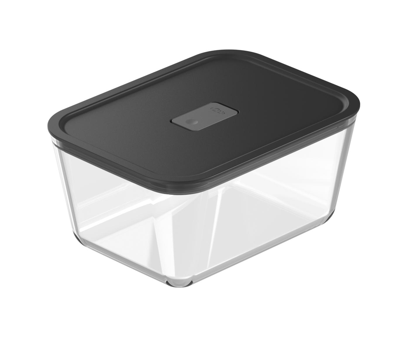 Pote de Vidro Herm&eacute;tico Fresh Lock Preto - image 0