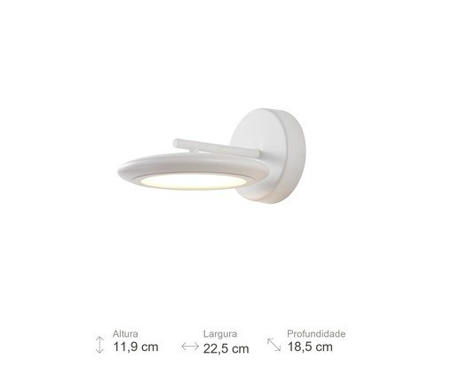 Arandela Dandelin Bege e Branco image number 5
