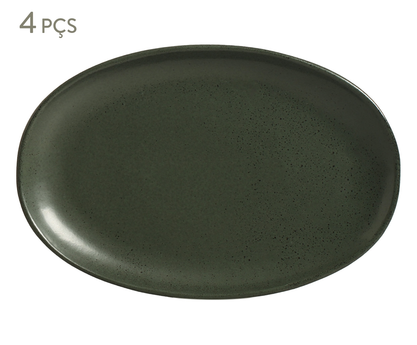Jogo de Travessas Oval Org&acirc;nico Greenery Verde image number 0