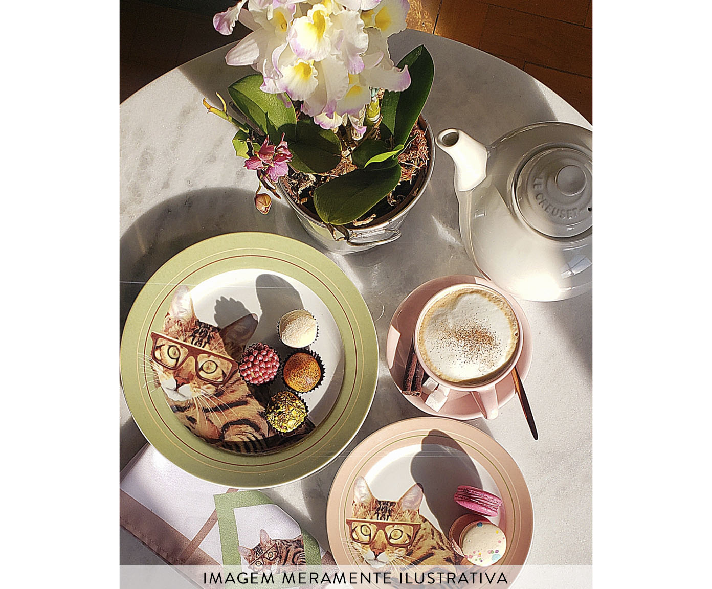 Prato de Porcelana Gata Fifi 1 image number 4
