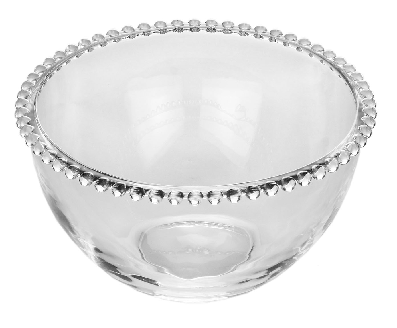 Saladeira em Cristal Pearl - Transparente image number 1