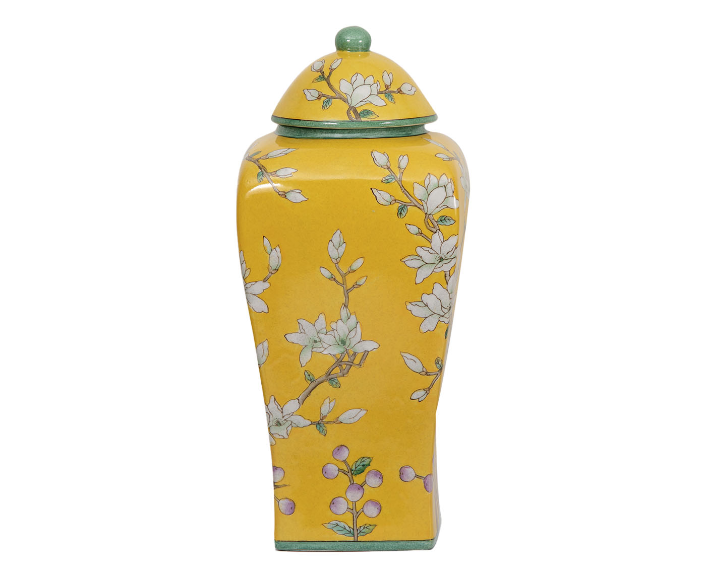 Pote em Porcelana Telles Amarelo image number 0