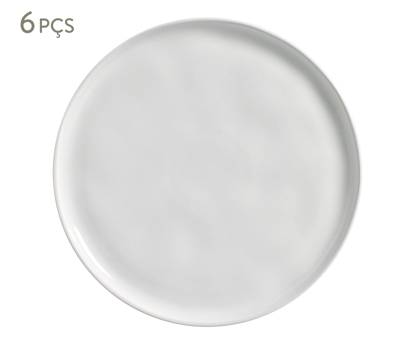 Jogo de Pratos Raso Bio New White - image 0