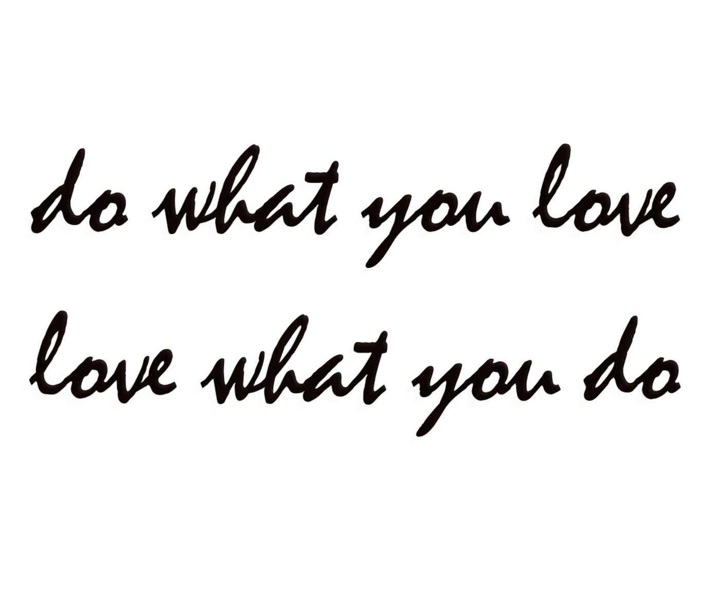 Placa de Madeira Do What You Love - Preta image number 0