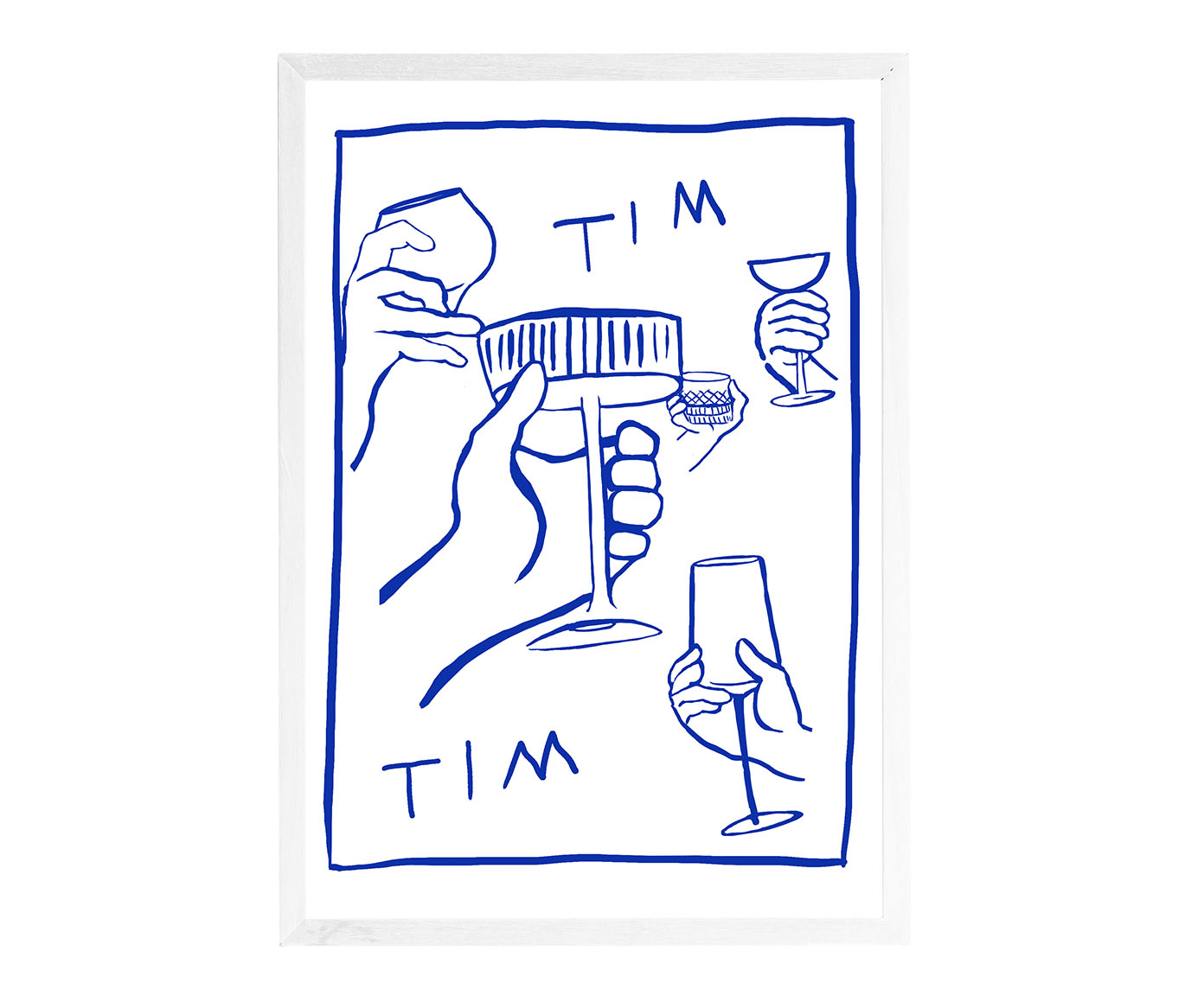 Quadro Tim Tim Azul image number 0