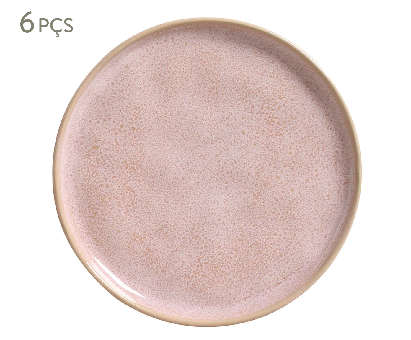 Jogo de Pratos para Sobremesa Bio Litchi Rosa - image 0