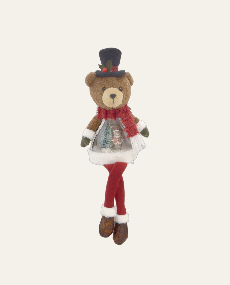 Urso Natalino com Luz Menina - image 0