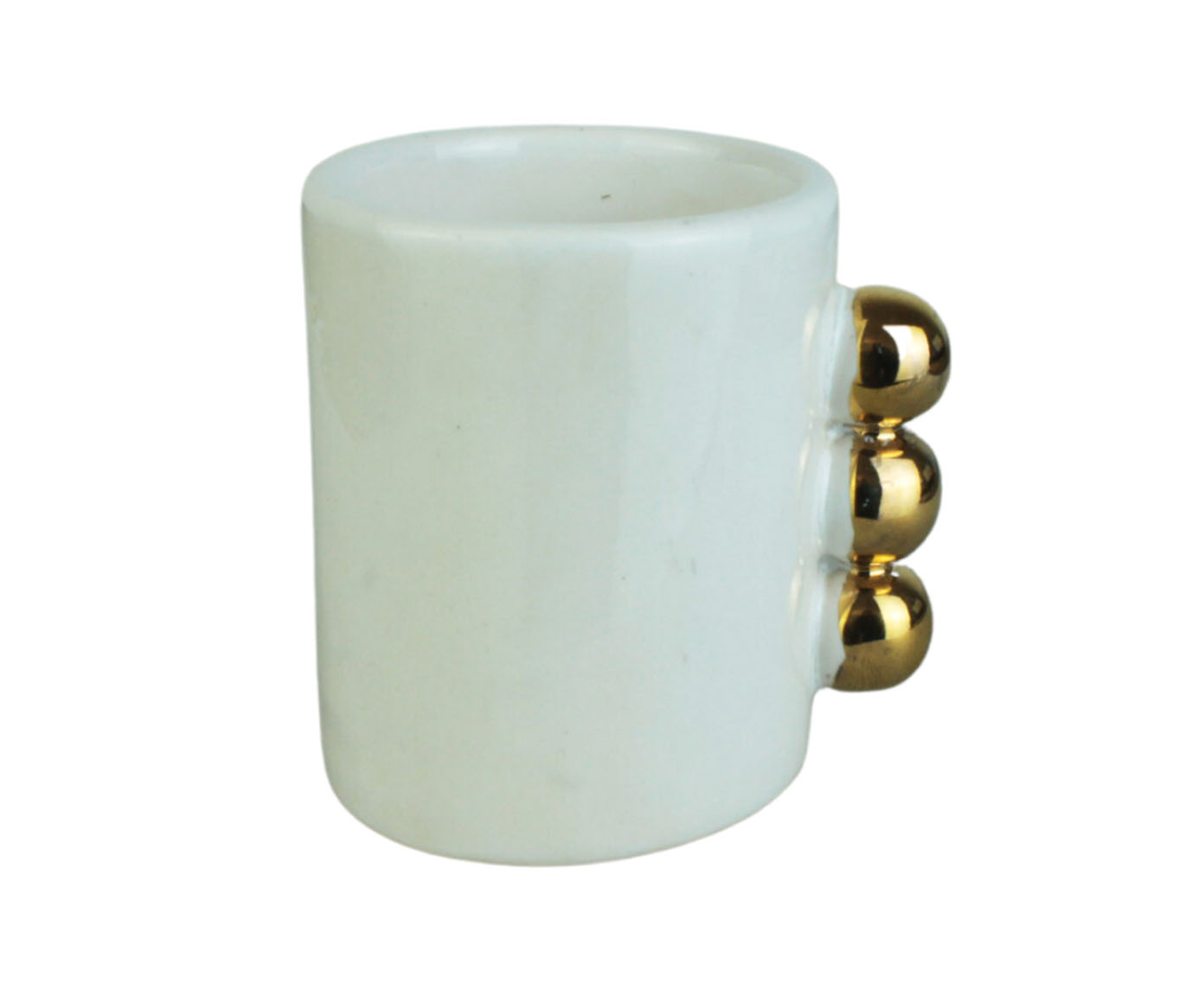 Canequinha Triball Branca e Ouro image number 0