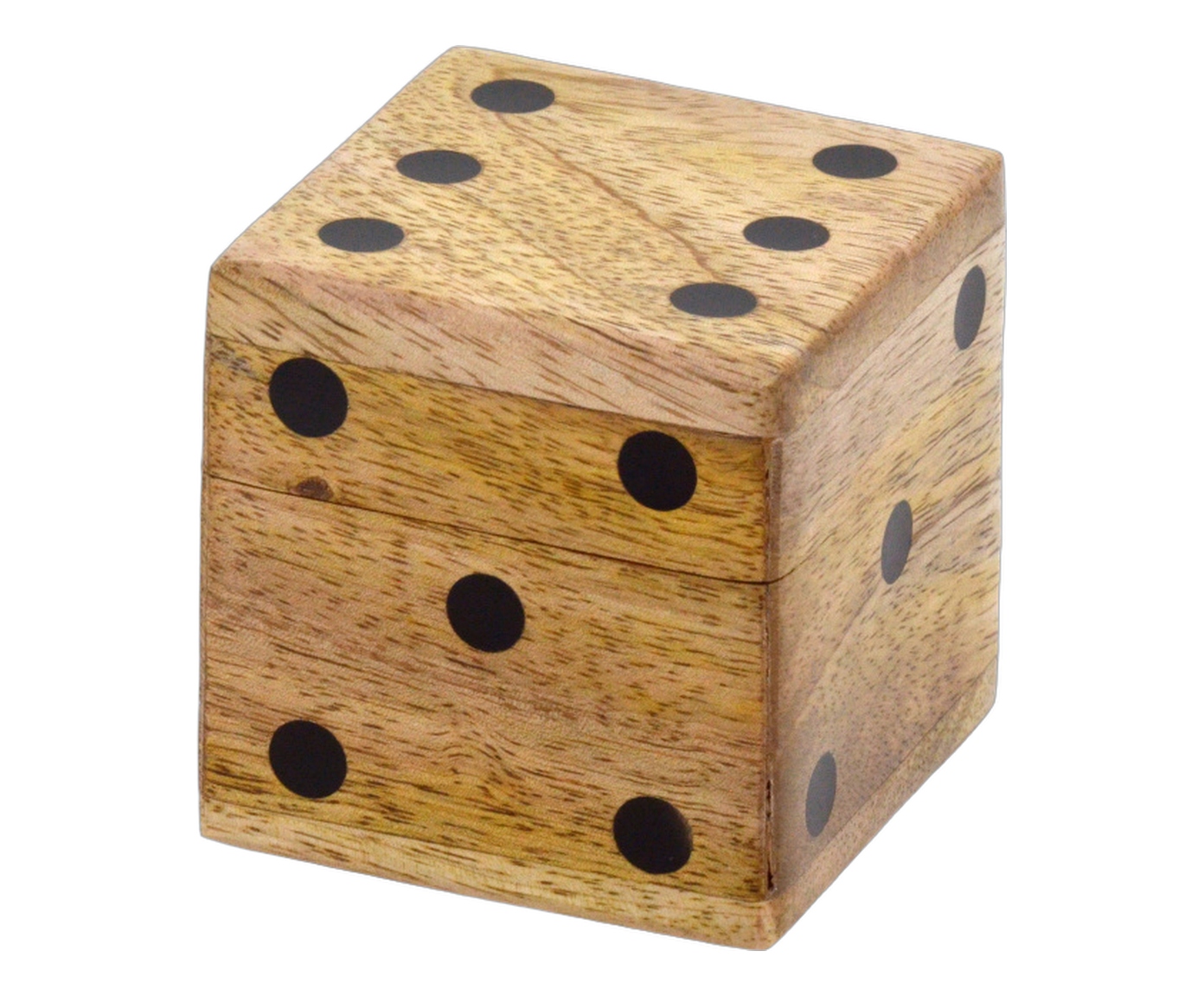 Jogo de Caixa Dado com Dados Ludora Marrom e Preto image number 1