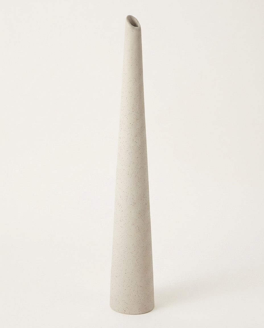 Vaso em Cer&acirc;mica Bastet I - Off White image number 7