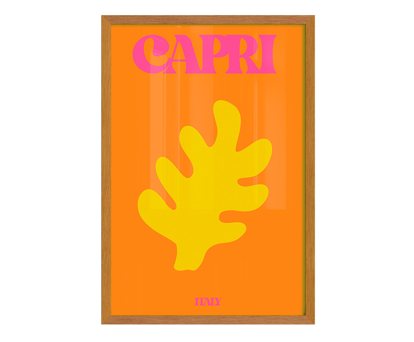 Quadro Capri com Moldura em Madeira image number 0