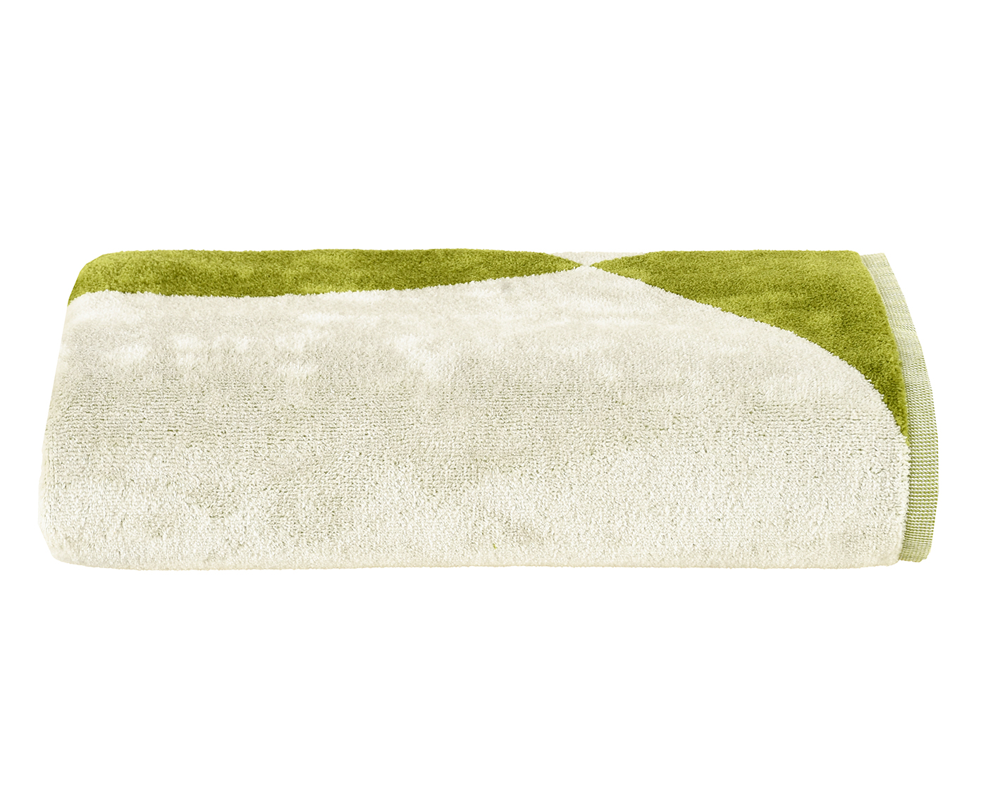 Toalha de Praia Solenne Verde e Off-White image number 5