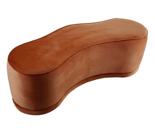 Puff em Veludo Fun Low Terracota - image 0