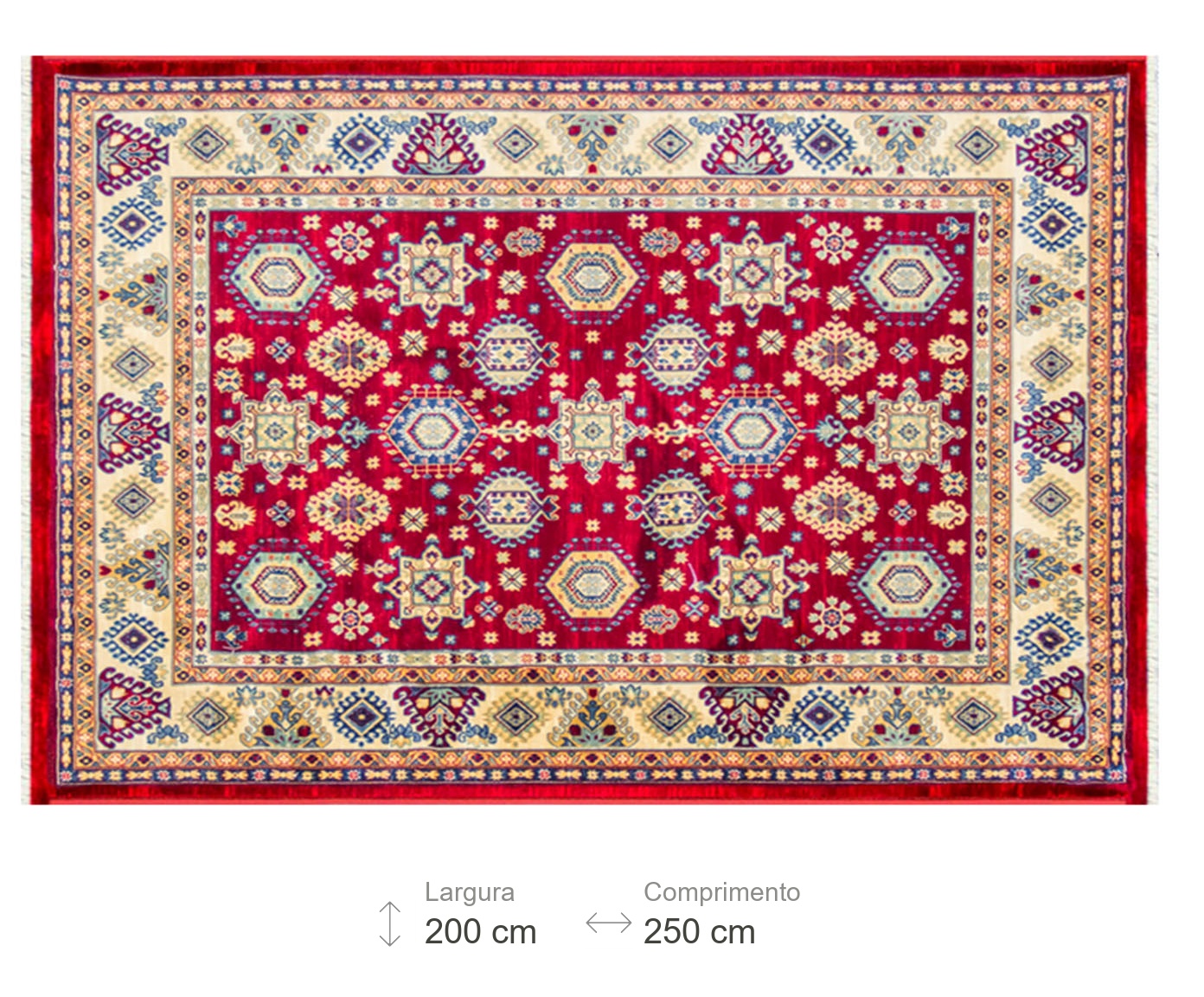 Tapete Kasakh Claret Red image number 1
