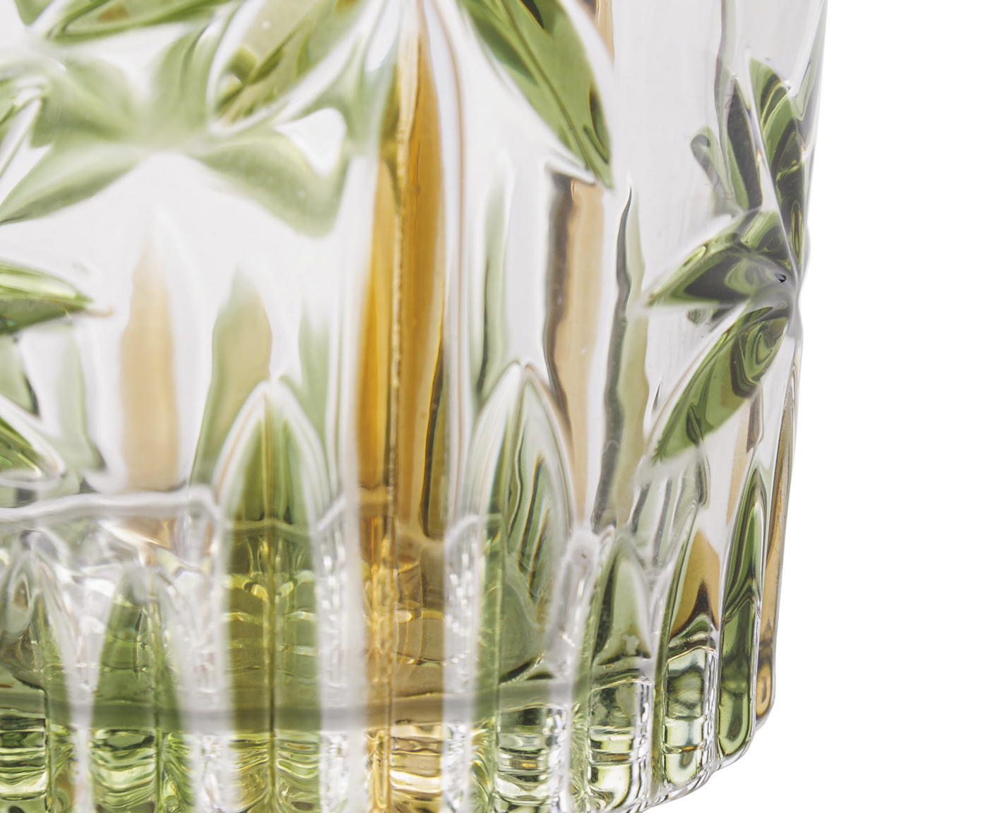 Copo Baixo Palm Tree Handpaint - image 1