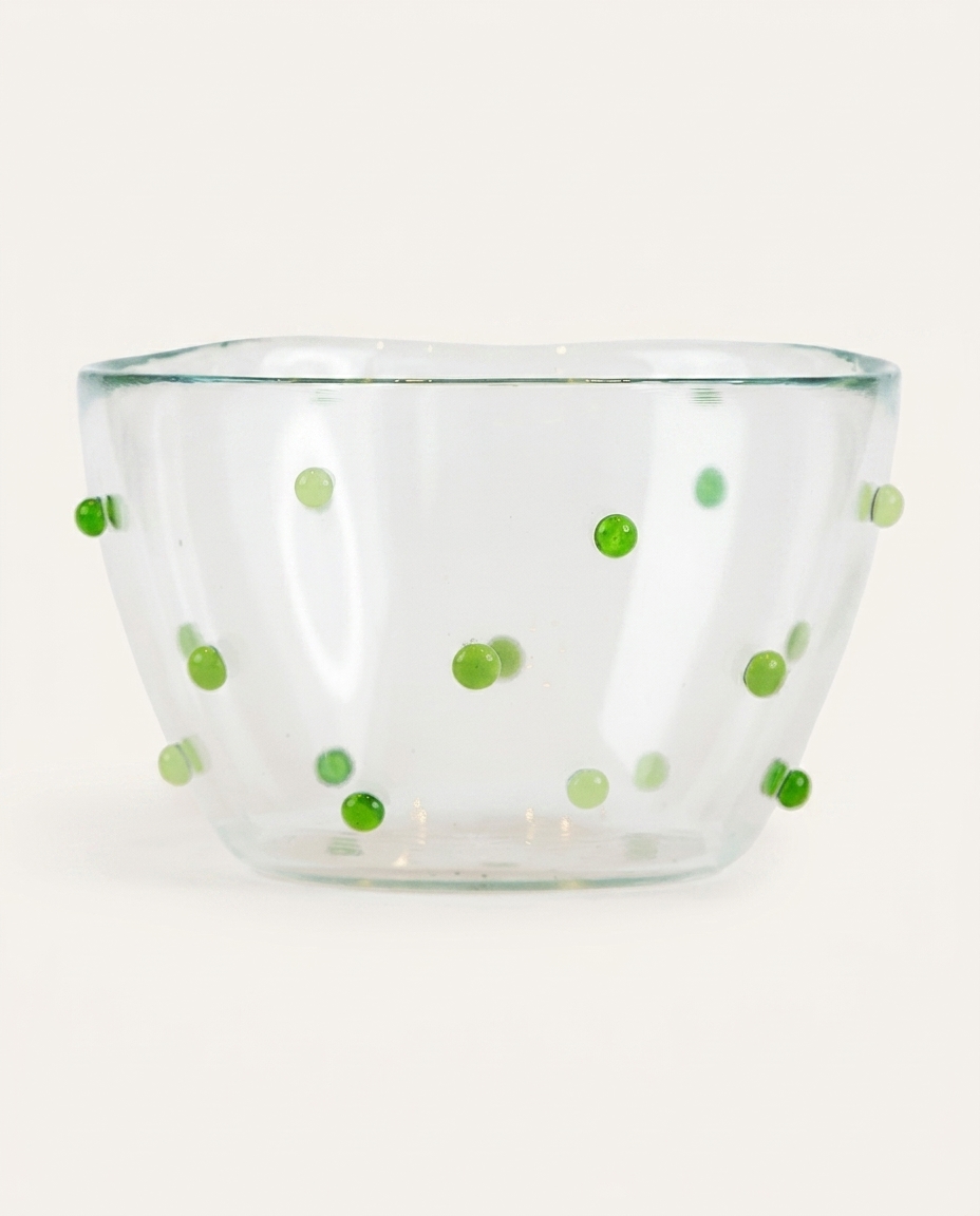 Bowl em Vidro Gemas Mix Verde image number 3