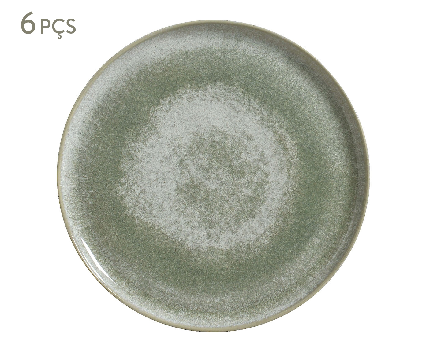 Jogo de Pratos Raso Bio Moss Verde - image 0