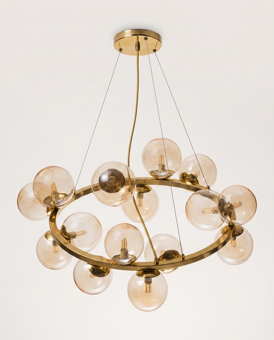 Pendente Espinilo Dourado - Bivolt image number 0