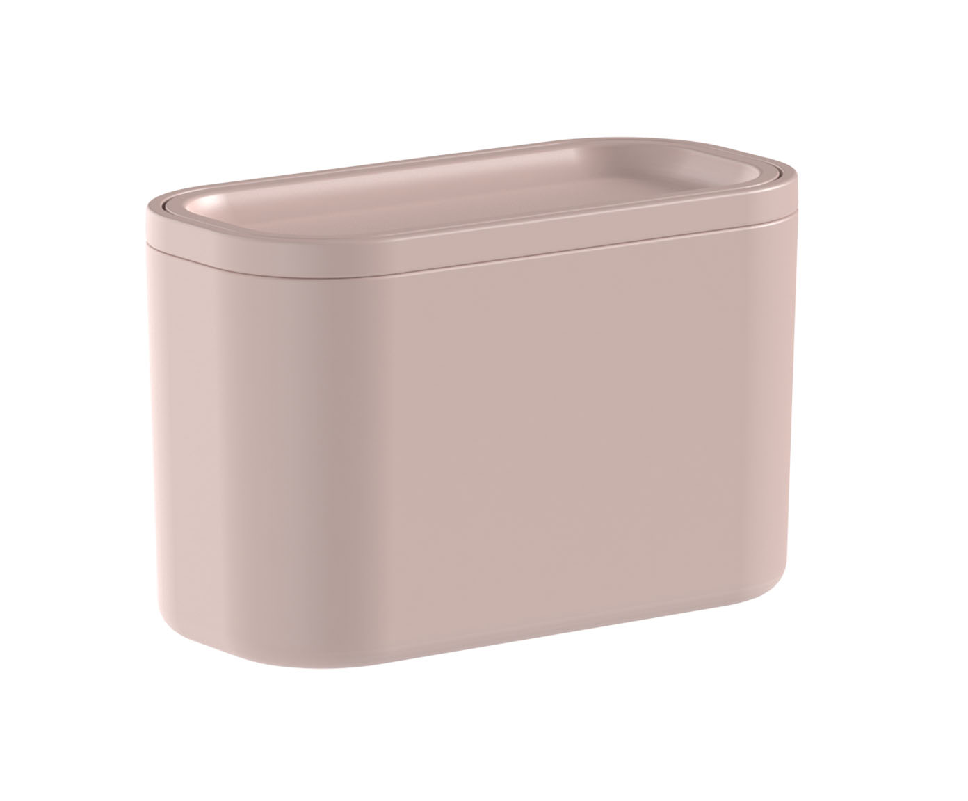 Lixeira de Bancada Basculante Bold Rosa - 1L image number 0