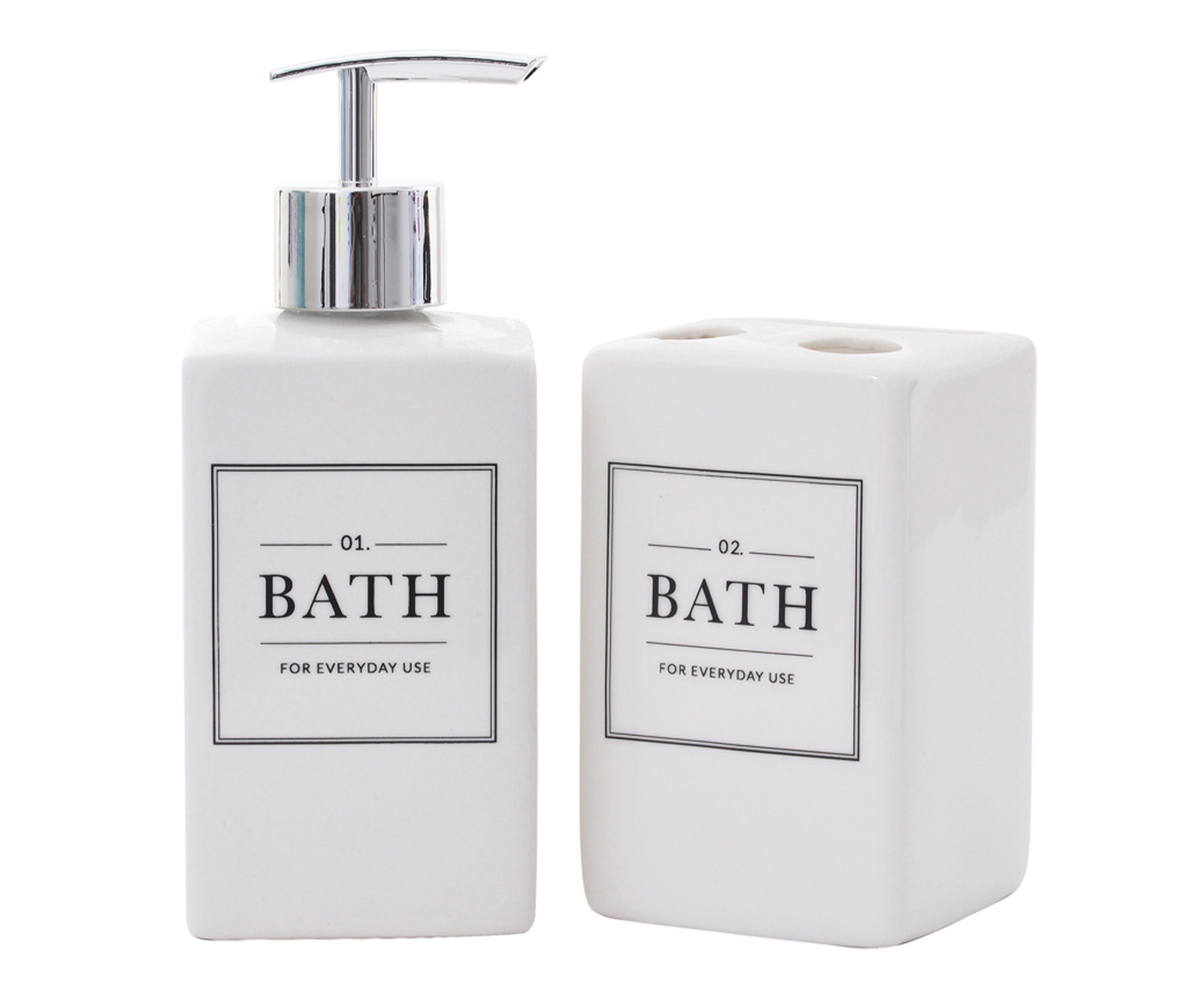 Jogo para Bancada Bath - Branco image number 0