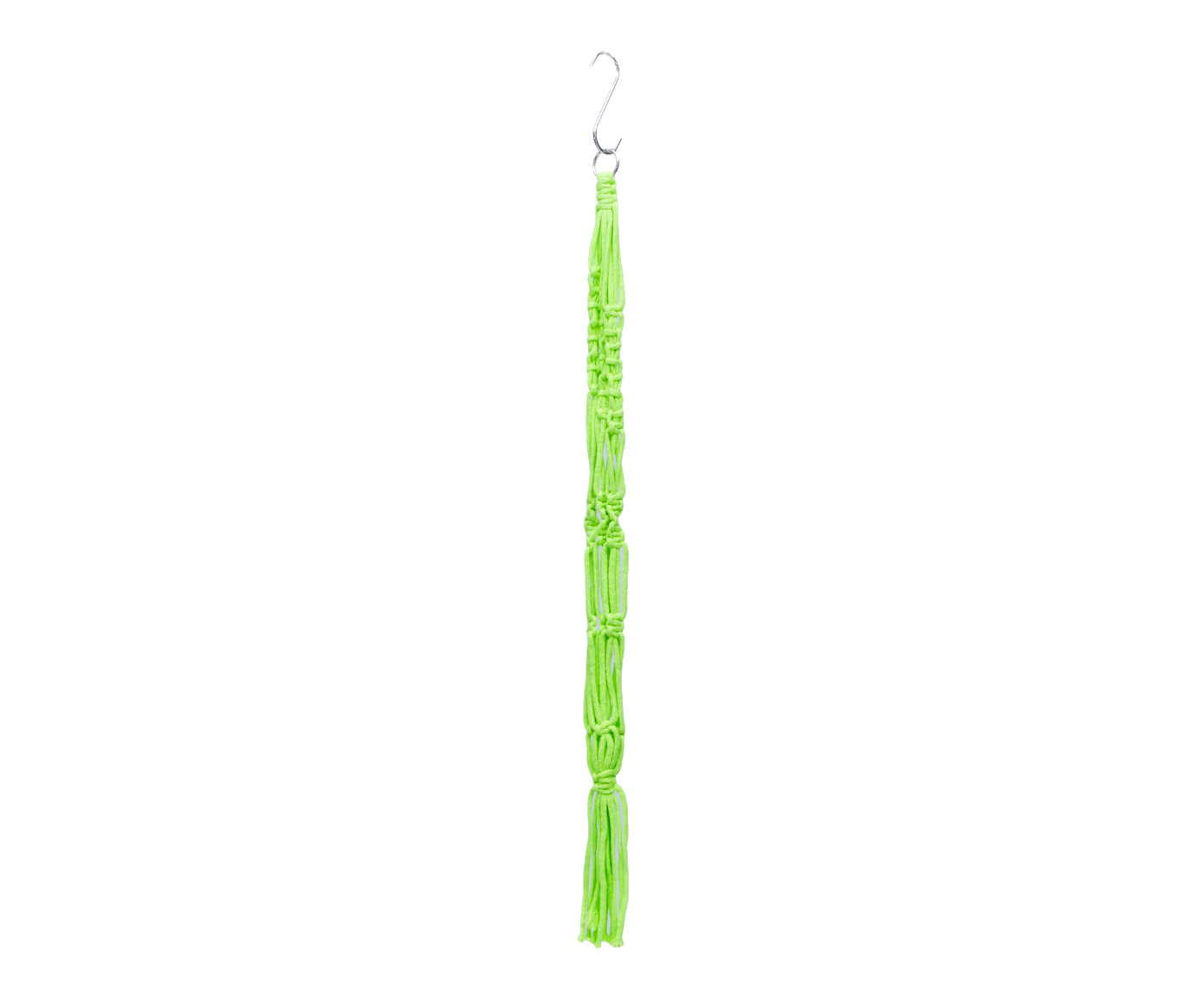Hanger em Macram&ecirc; Neon Lim&atilde;o - image 1
