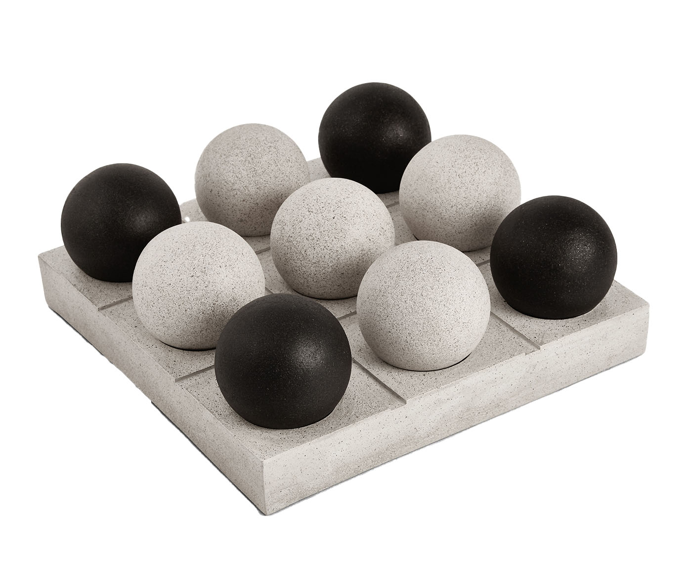 Jogo Decorativo Bolinhas Cinza image number 0