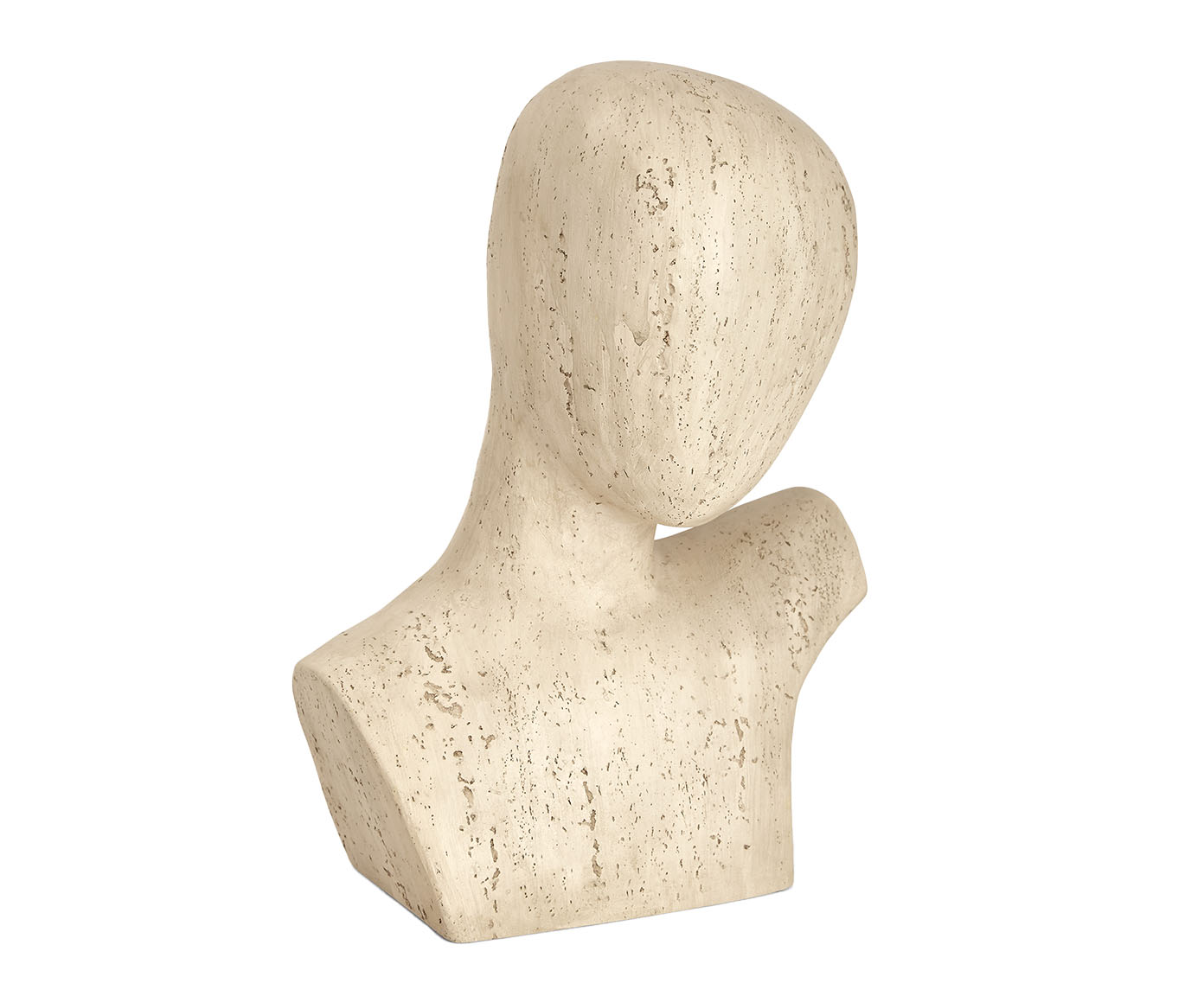 Adorno Decorativo Busto Bege image number 0