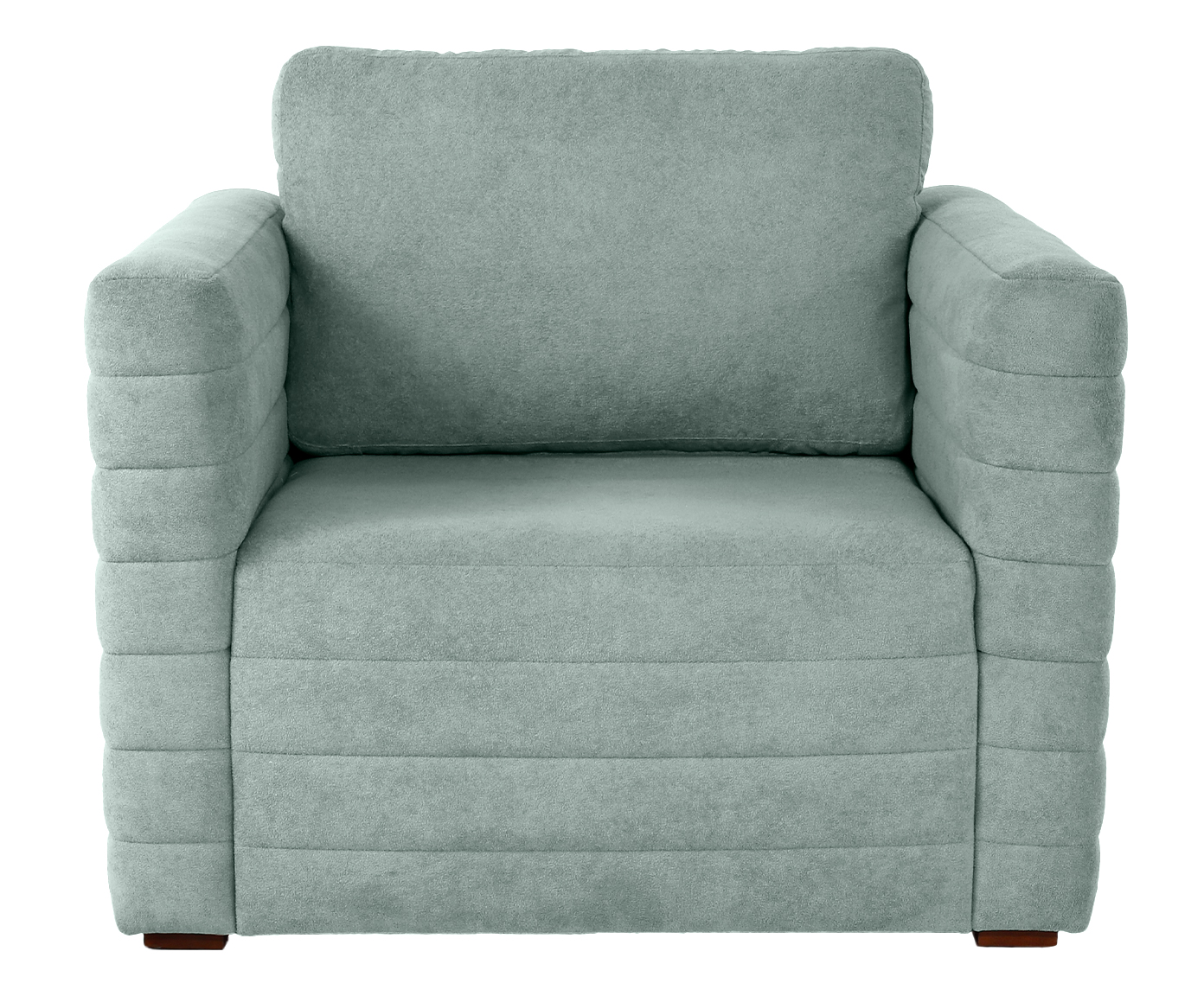 Poltrona Gom em Boucle aveludado image number 2