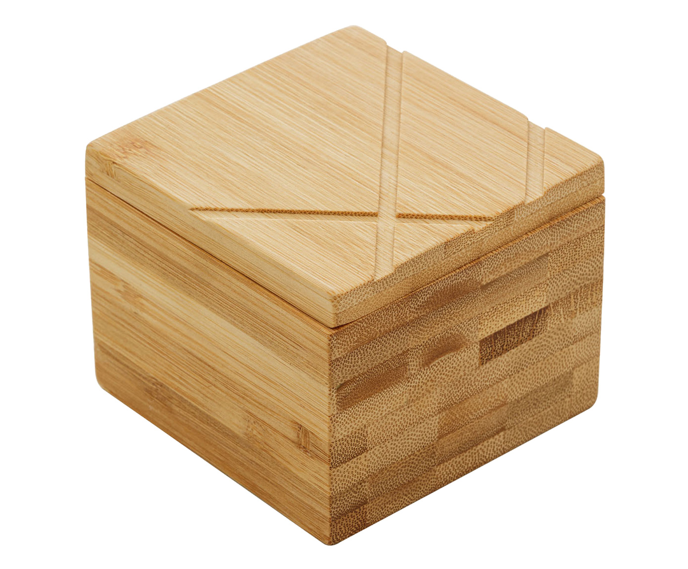 Saleiro em Bambu com Tampa Square - image 0