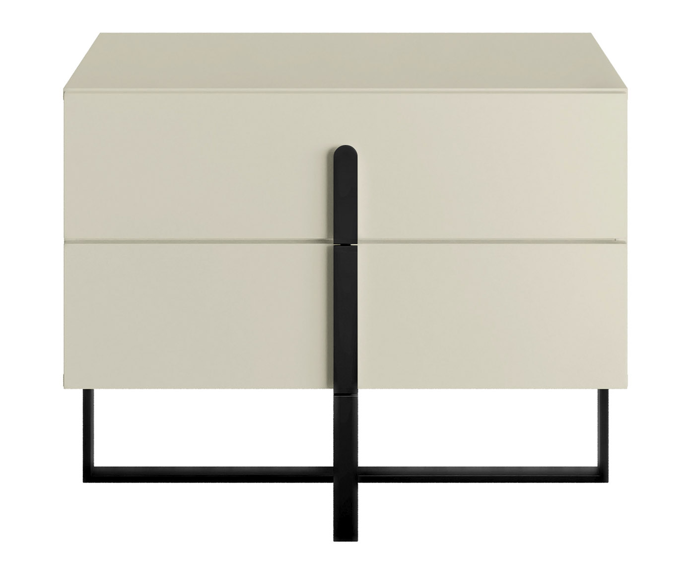 Mesa de Cabeceira Auri Frap&ecirc; e Preto image number 0