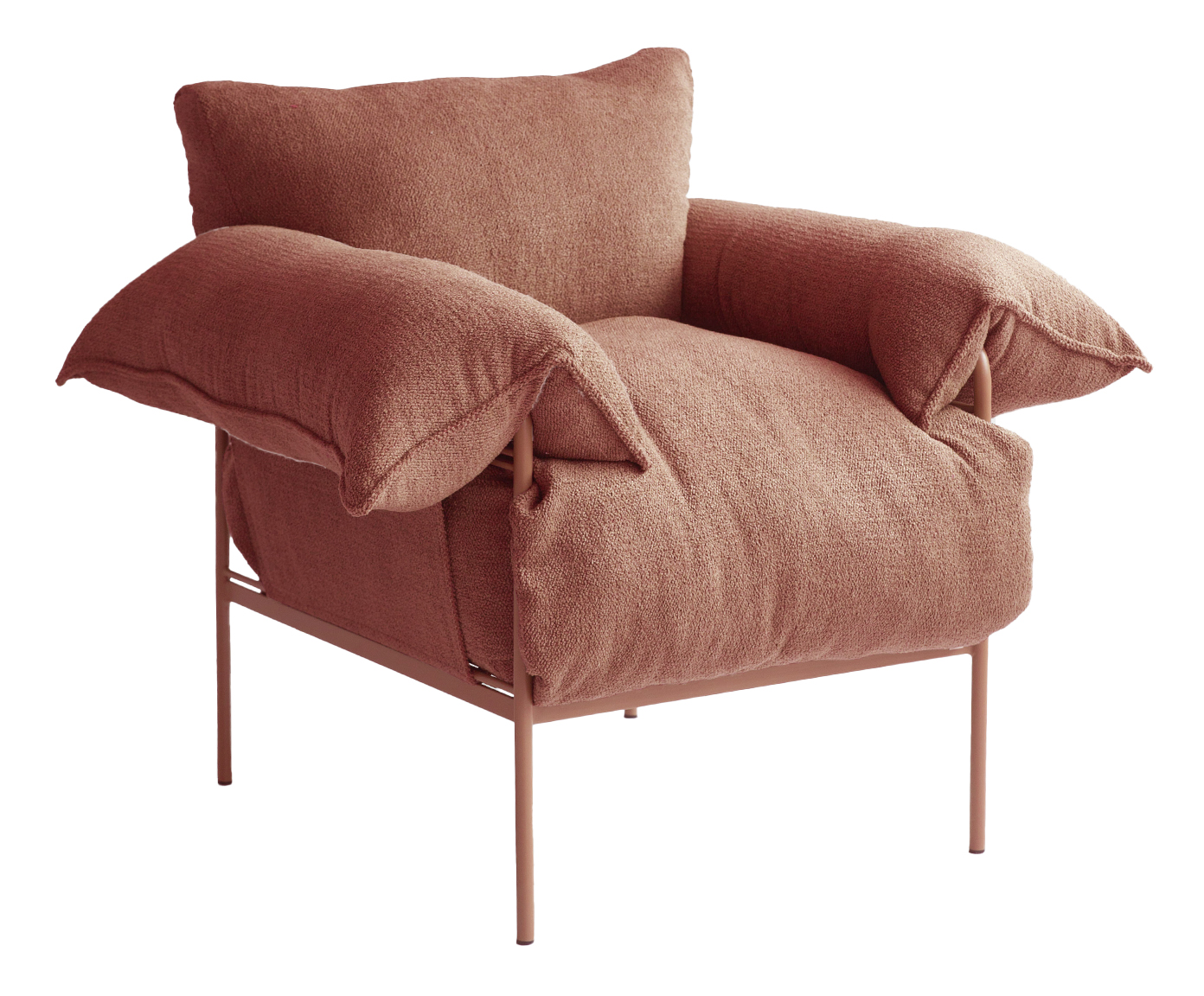 Poltrona Asa Petit Boucl&eacute; Terracota - image 0