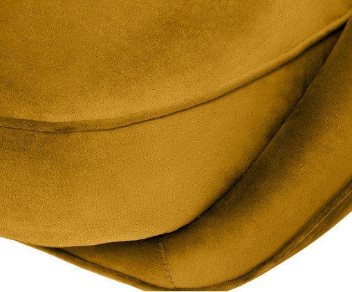 Sof&aacute; Belle em Veludo - Verde e Dourado image number 2