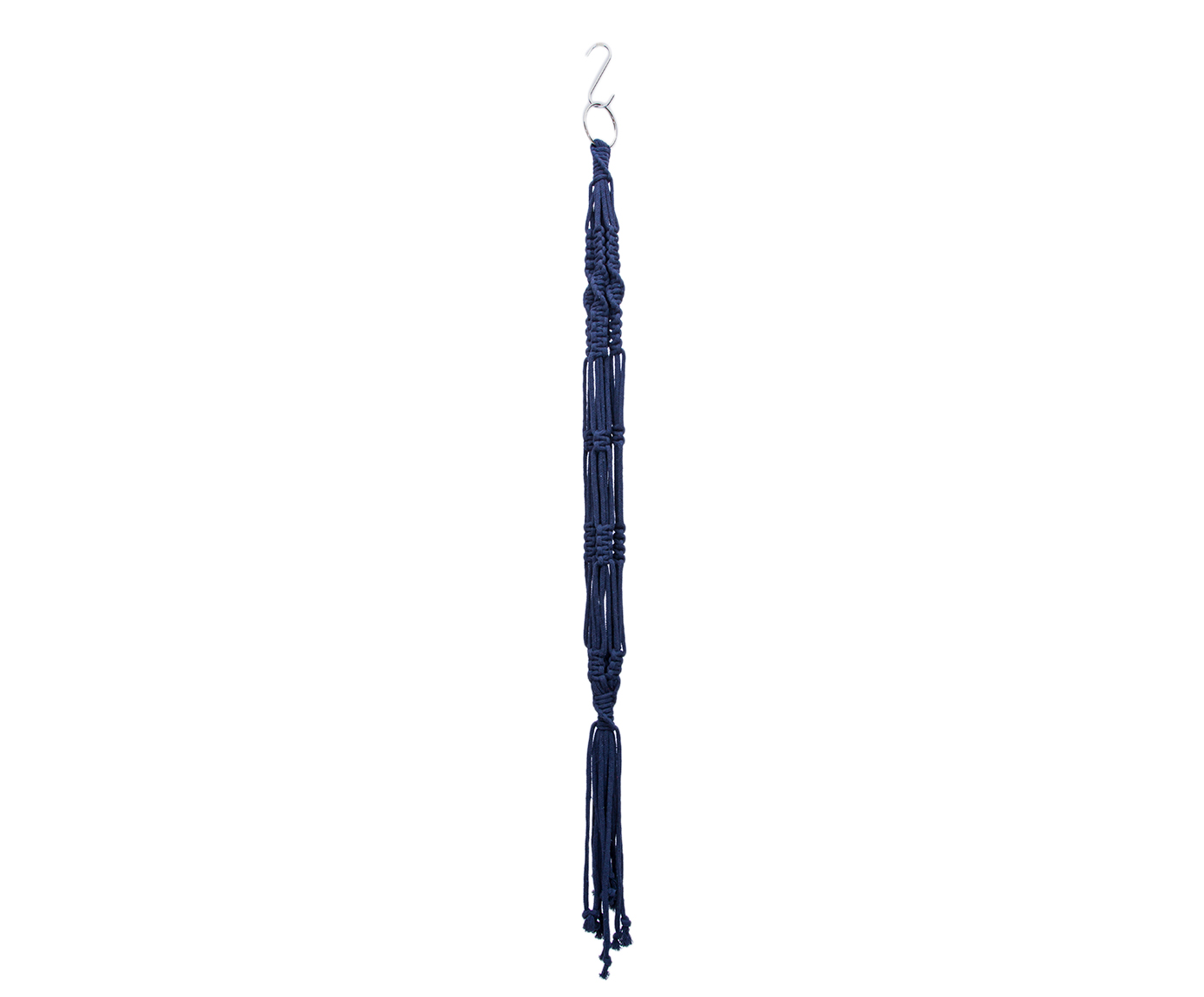 Hanger em Macram&ecirc; Mega Azul Navy - image 1